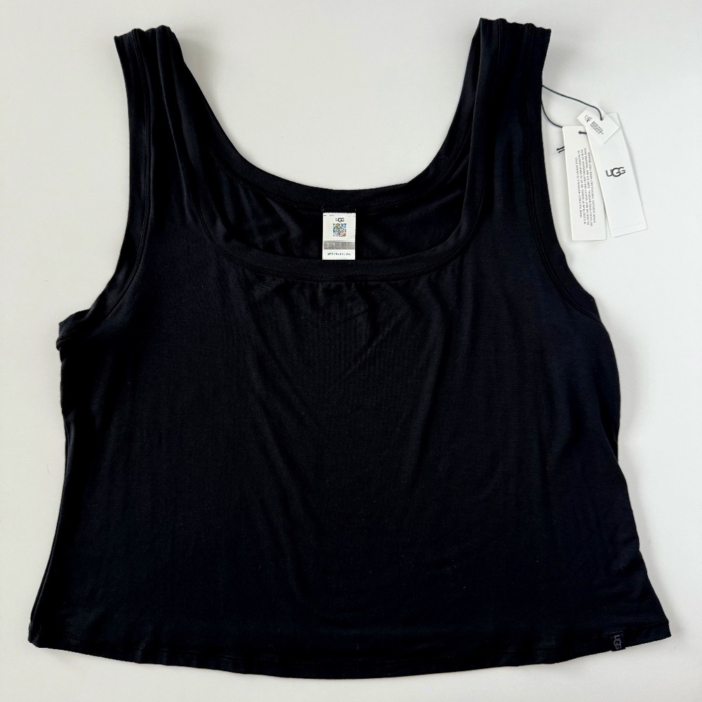 NWT Women's Adrianne Sleep Tank Top Black size 1X - Picture 1 of 9